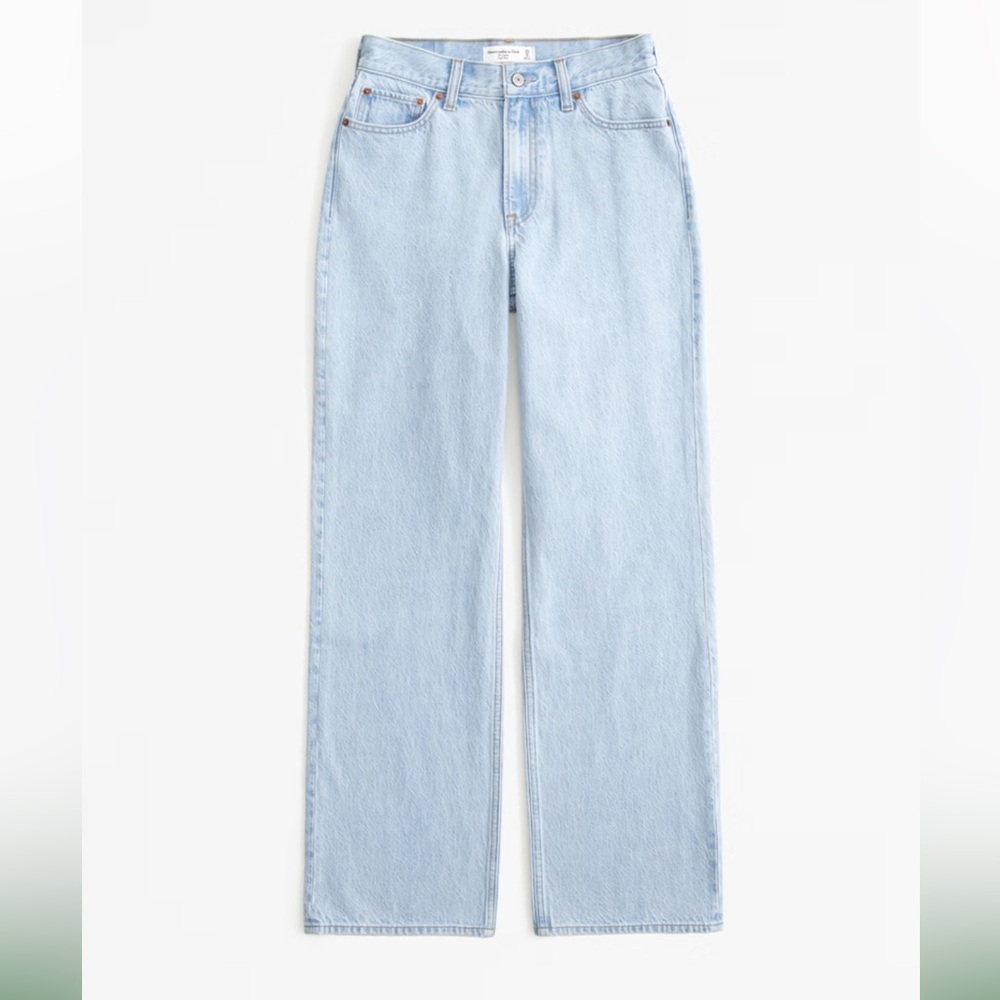 Abercrombie Curve Love High Rise Loose Jean